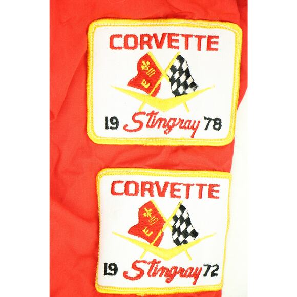 70s Vintage Chevrolet Corvette Stingray Car Show Me Vettes NCRS Racing Jacket - Picture 9 of 13